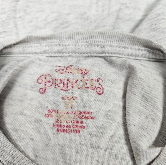 Disney Little Mermaid Ariel Mermazing Glitter Graphic Tee-Shirt 3T Girls - Picture 4 of 6